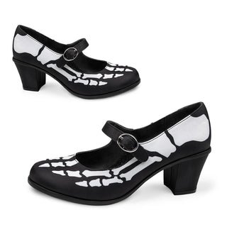 Chocolaticas® Mid Heels Beautiful Until Death Mary Jane Pump