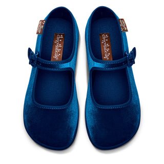 Chocolaticas®  Curacao Blue Women's Mary Jane Flat